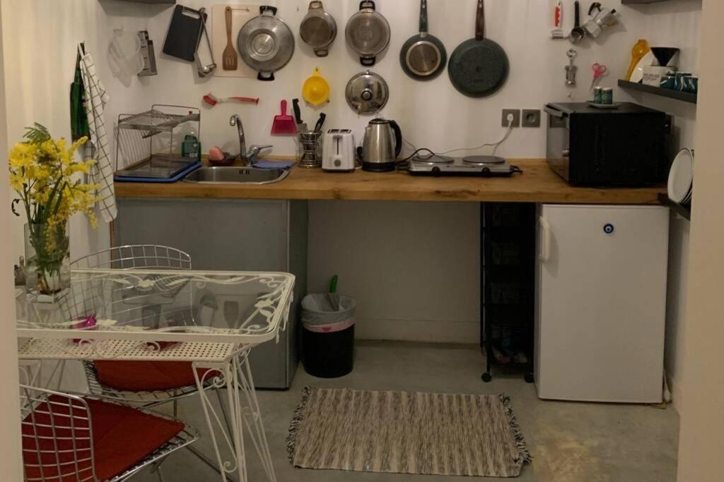 Quiet And Central Flat With Private Backyard Garden 아테네 외부 사진